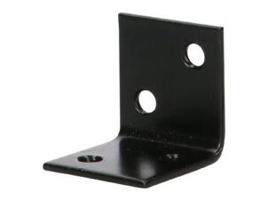 FG Wood Connectors équerre de fixation 30x30x30x2,5 mm noir