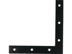 FG Wood Connectors équerre plate 120x120x18 mm noir