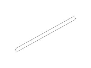 Sealskin extension barre stabilisatrice Hooked 88cm noir mat