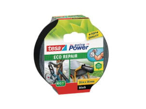 Tesa extra Power Eco Repair ruban adhésif de réparation 20m noir