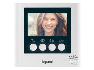 Legrand extra kleurenscherm voor videofoon 2-draads 4,3inch wit