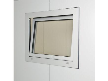 Biohort fenêtre oscillo-battante droite abri de jardin CasaNova 83x65 cm argent métallique 1