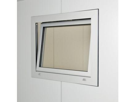 Biohort fenêtre oscillo-battante gauche abri de jardin CasaNova 83x65 cm argent métallique 1
