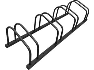 Practo Tools fietsenrek 4 fietsen 33x119,5x27 cm mat zwart