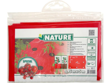 Nature film de paillage tomates 5x0,95 m rouge 1