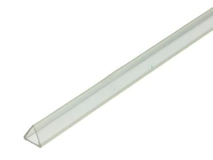 Arcansas flexibel profiel 1m 12mm PVC transparant 1