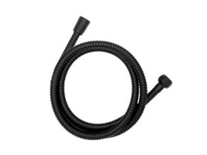 Wenko flexible de douche 150cm aspect inox noir