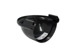 Scala fond bombé pour gouttière G125 PVC gris foncé