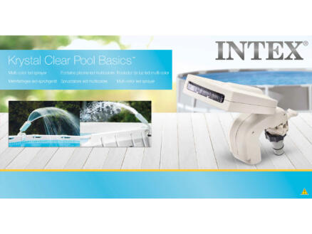 Intex fontaine pour piscine avec éclairage LED intégré multicolor 1