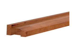 Outdoor Life Products fundamentbalk hardhout 300x8x4 cm 5 stuks