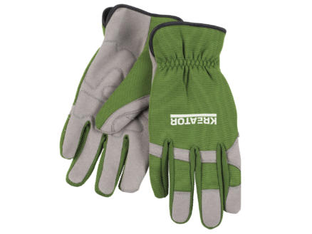 Kreator gants de jardinage M cuir synthétique vert 1