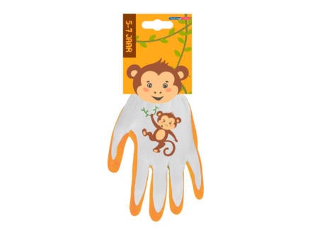 AVR gants de jardinage enfants 4/6 ans singe