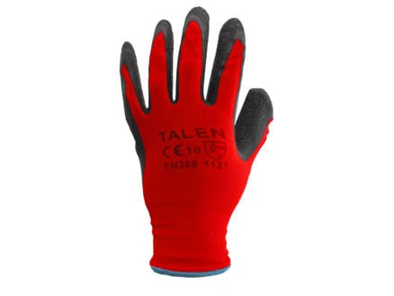 AVR gants de travail 10/L nylon rouge 1