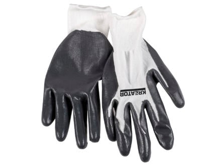 Kreator gants de travail XL nitrile gris 1