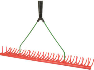 Polet gazonhark 64cm 32 tanden kunststof zonder steel