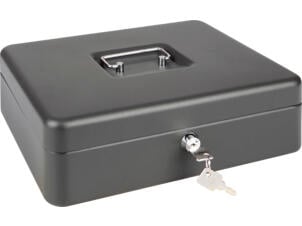 Practo Home geldkoffer met muntcompartimenten 9x30x24 cm