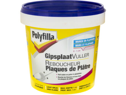 Polyfilla gipsplaatvuller pasta 1l lichtgrijs 1