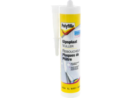 Polyfilla gipsplaatvuller pasta 310ml lichtgrijs 1