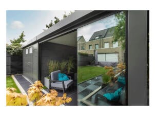 Telluria glaswand Singolo 4836 tuinhuis antraciet