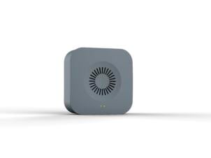 Qnect gong voor draadloze deurbel grijs