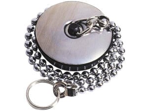 Wirquin gootsteenstop 40mm met ketting 30cm