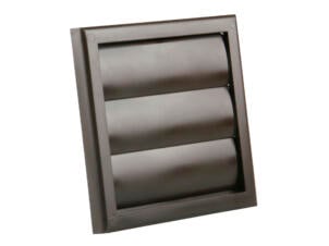 Renson grille de hotte 154x154 mm PVC brun
