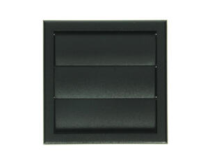 Renson grille de hotte 154x154 mm PVC noir