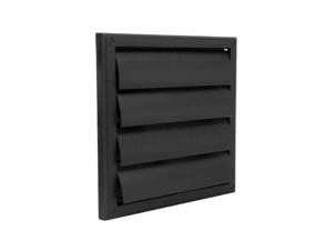 Renson grille de hotte 187x187 mm PVC noir