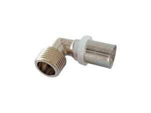 Saninstal haakse koppeling 20mm x M 3/4"