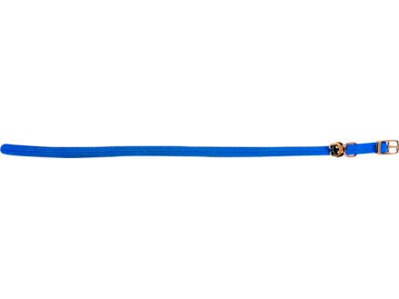 Flamingo halsband kat 34cm 10mm elastisch blauw 1
