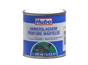 Hubo hamerslagverf 0,25l wit