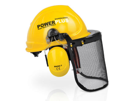 Powerplus helm met beschermkap 1