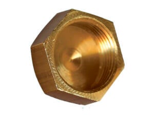 Saninstal hoed F 3/4" messing