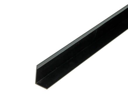 Arcansas hoekprofiel 1m 30x20 mm PVC zwart 1