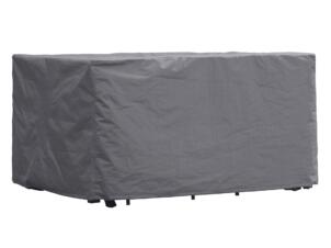Perel hoes voor rechthoekige tuinset M 185x150x95 cm grijs
