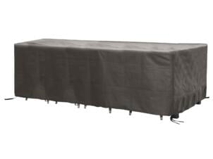 Perel hoes voor rechthoekige tuinset XXL 310x180x95 cm grijs
