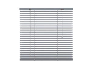 Decosol horizontale lamellen 221 25mm 160x180 cm zilver
