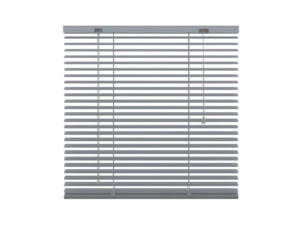 Decosol horizontale lamellen 221 25mm 200x180 cm zilver