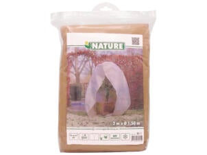 Nature housse d'hivernage avec zip 2x1,5 m beige