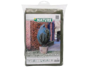 Nature housse d'hivernage avec zip 2x1,5 m vert