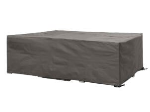 Perel housse pour salon de jardin en L 300x300x75 cm gris
