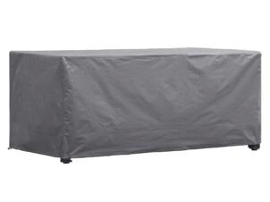 Perel housse pour table de jardin 165x105x75 cm gris