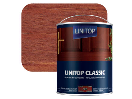 Linitop houtbeits 2,5l mahonie #285 1
