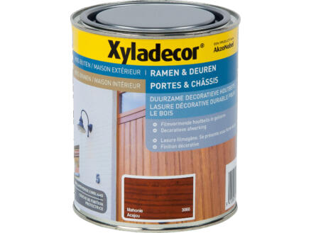Xyladecor houtbeits ramen & deuren 0,75l mahonie 1