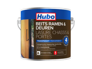 Hubo houtbeits ramen & deuren 2,5l licht eiken