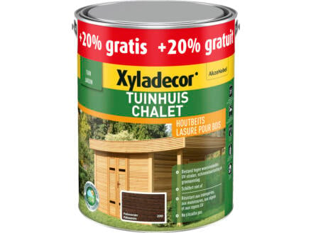 Xyladecor houtbeits tuinhuis 2,5l + 0,5l palissander 1