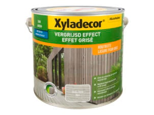 Xyladecor houtbeits vergrijsd effect 2,5l grijs