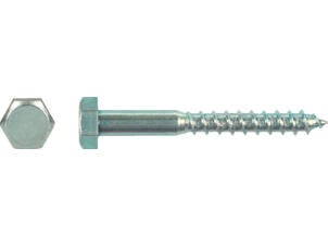 Pgb-fasteners houtdraadbout 6x120 mm verzinkt 100 stuks