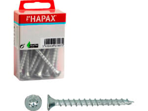 Hapax houtschroeven 16x4 mm verzinkt 50 stuks