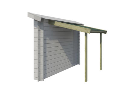 Gardenas houtstapelplaats met roofing 140x170 cm 1